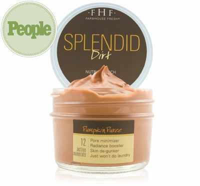 Splendid Dirt® Nutrient Mud Mask with Organic Pumpkin Puree - Simply Devine Gifts and Decor