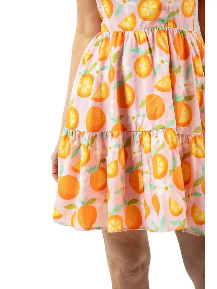 Sweet Oranges Easter Cute Mini Dress – Simply Devine Gifts and Decor