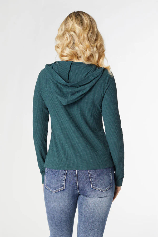 Danna Hooded Baby Rib Top – Simply Devine Gifts and Decor