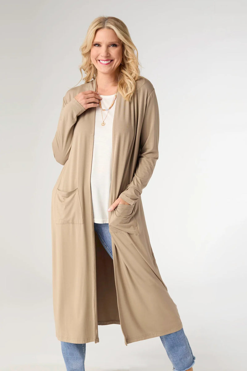 Soft Landing Long Sleeve Cardigan – Simply Devine Gifts and Decor