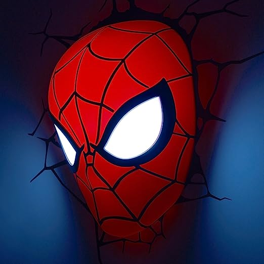 Spiderman Face 3D Deco Light – Simply Devine Gifts and Decor