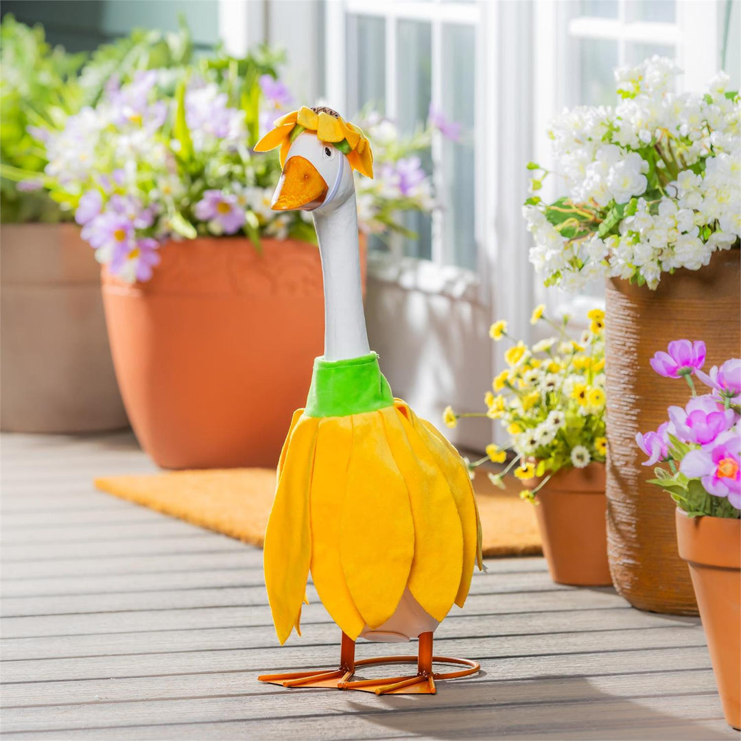 Porch Goose Outfit, Sunflower Radiance – Simply Devine Gifts and Decor