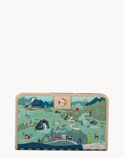 Blue Ridge Mountains Snap Wallet - Simply Devine Gifts and Decor