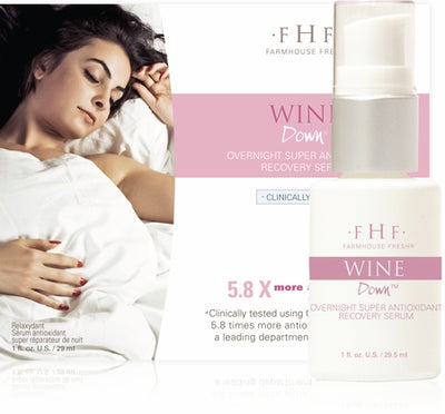 Wine Down® Overnight Super Antioxidant Recovery Serum - Simply Devine Gifts and Decor